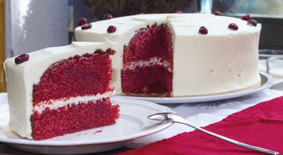 Tarta red velvet en Madrid