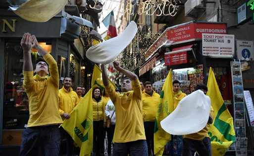 Comer pizza en Madrid