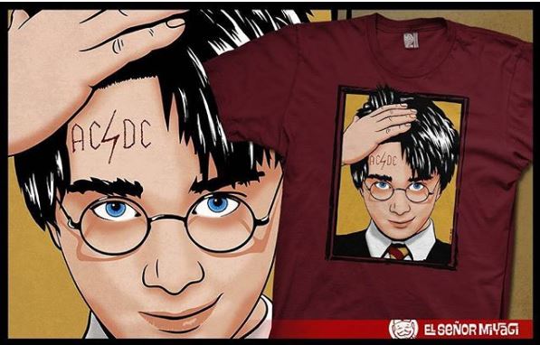 Camiseta friki Harry Potter