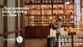 ¿Qué comercios están abiertos en la fase 1?